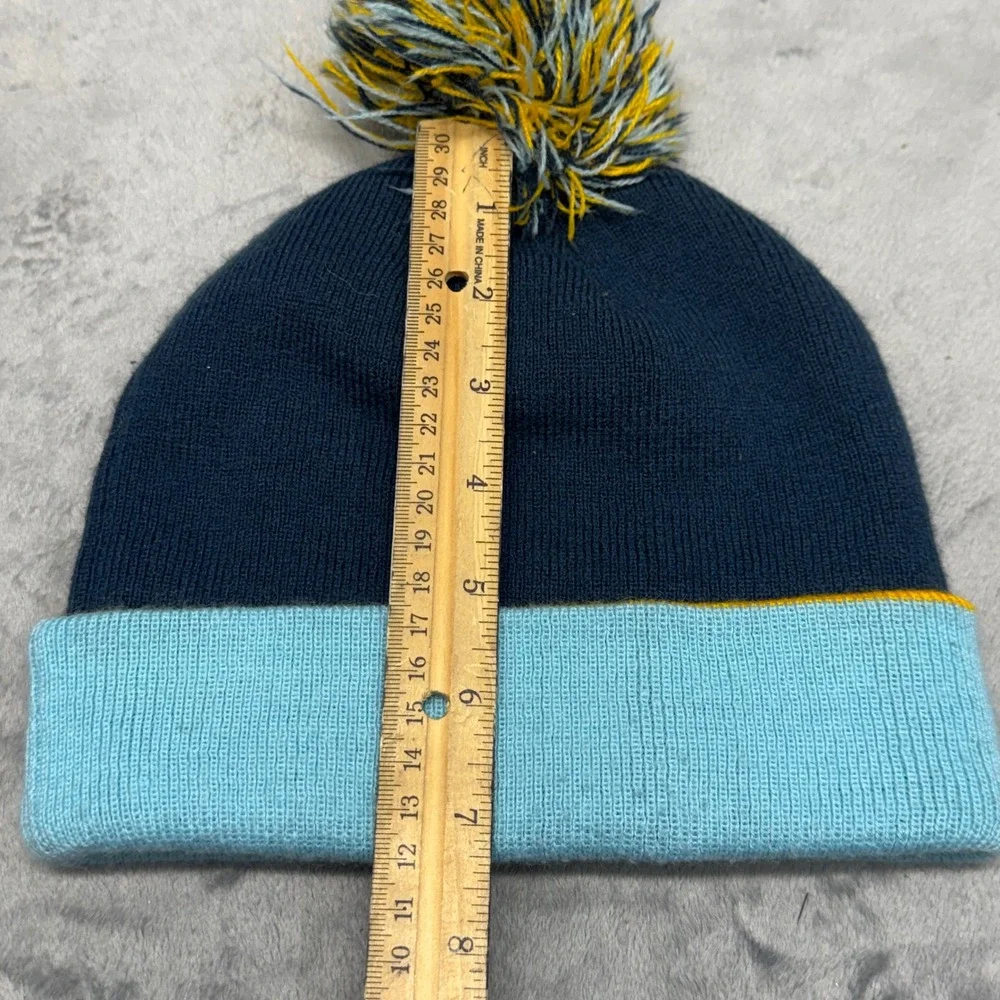 Scouts Wolf Cub Scout Baseball Cap and Beanie Hat Set Kids S M Navy Yellow‎ Blue